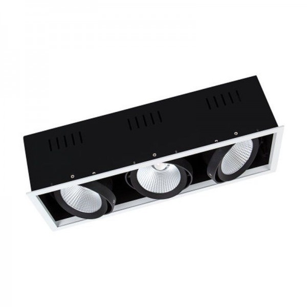 LEDVANCE LED Einbauleuchte Spot Multi 3x 30W/840 3 x 2700lm 38° weiß/schwarz IP20 kaltweiß