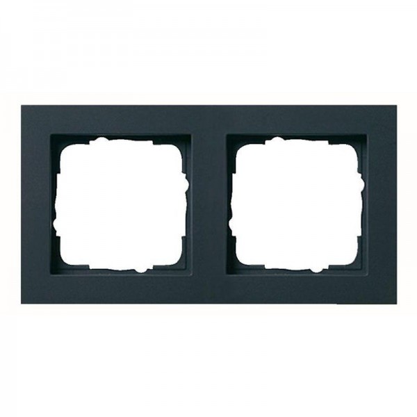 Gira Abdeckrahmen 2-Fach E2 Anthrazit 021223
