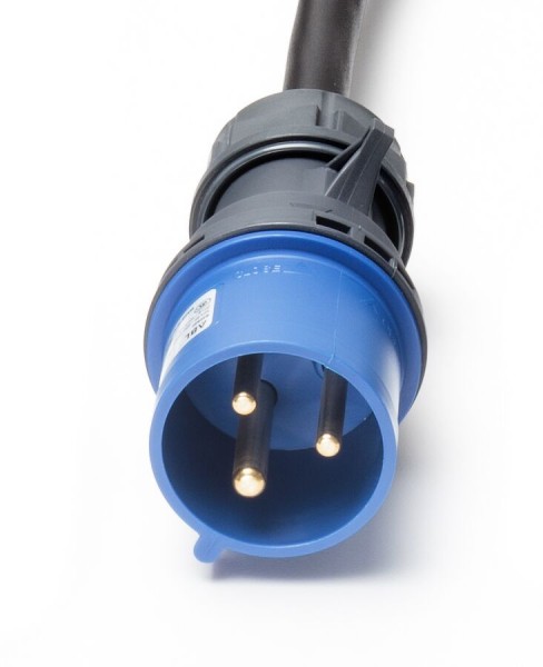 Lizenzierter Händler - Juice Connector Adapter CEE32, 1-phasig (blau) EA-JCB2