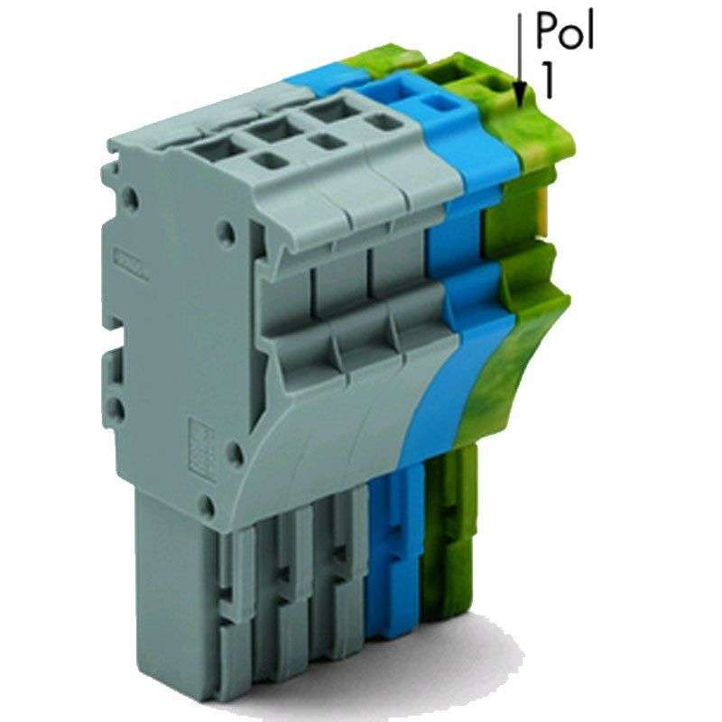 WAGO 2022-102/000-039 X-COM-S-1L-Federleiste 2-Polig main image 0