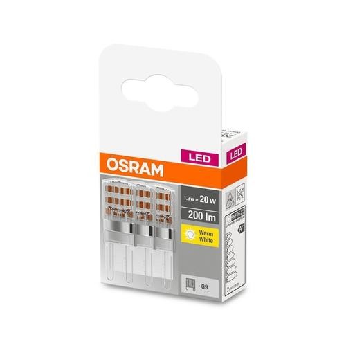 OSRAM LED BASE PIN CL 1,9-20W/827 G9 200lm nicht dimmbar 3er Blister