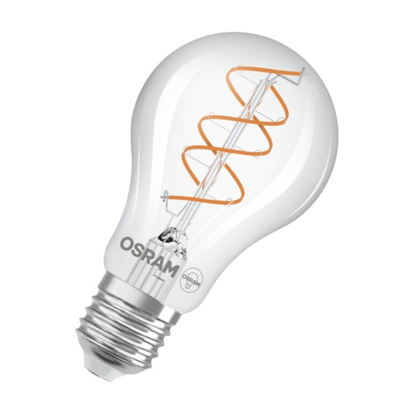 Osram / Ledvance LED Filament Vintage 1906 Classic A klar 300° Spiral 8-60W/922 extra warmweiß 806lm E27 220-240V dimmbar