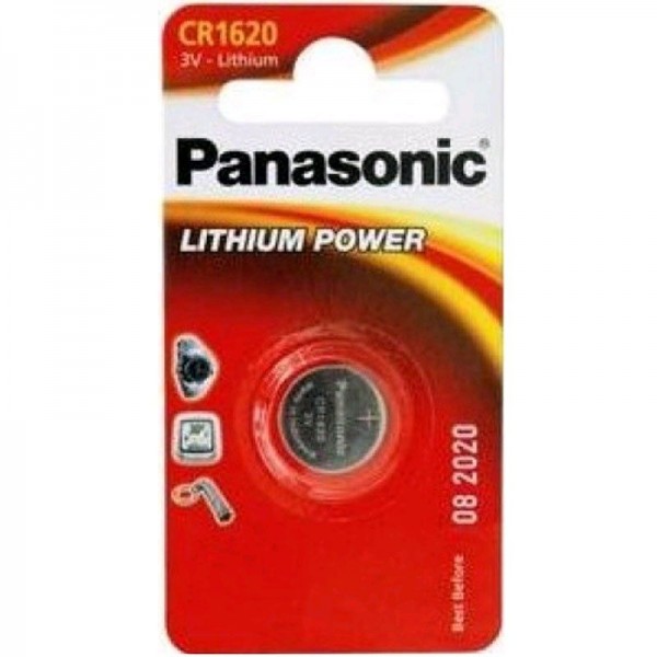 Panasonic Knopfzelle Lithium Power CR 1620 3V 1er Blister