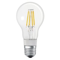 LEDVANCE LED Smart+ BT Apple HK CL A Filament 5,5-50W/827 E27 650lm klar 320° dimmbar