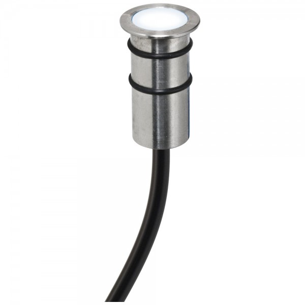 EVN LED Lichtpunkt Edelstahl Optik rund 18x29mm 0,2W 6000K >80° 12V IP68