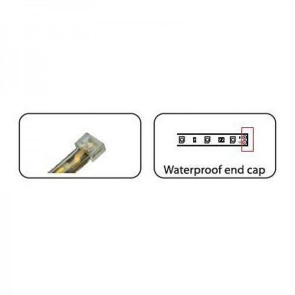 I-Light Wasserdichte Entkappe für LED-Bänder LL-AXEC10 (für LL-HS505030)