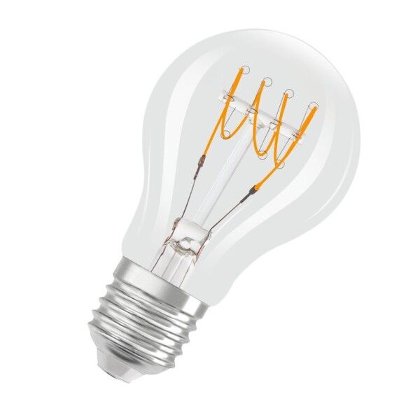 Osram / Ledvance LED Filament Vintage 1906 Classic A klar 320° 4,8-40W/827 warmweiß 470lm E27 220-240V dimmbar