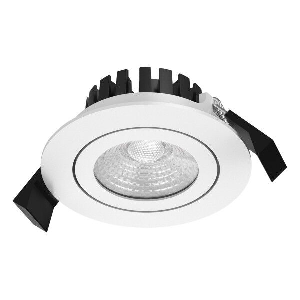 EVN LED Downlight weiß schwenkbar rund 80x32mm 8W 3000K 869lm 21-40° 200-240V IP65