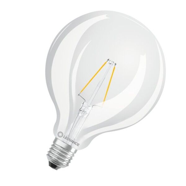 Osram / Ledvance LED Filament Globe G125 klar 300° Performance 2,5-25W/827 warmweiß 250lm E27 220-240V