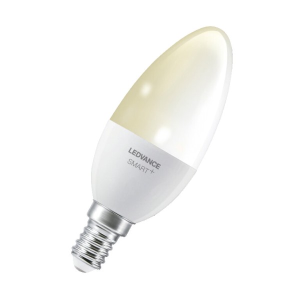 Osram / Ledvance LED Bluetooth Smart+ Classic B matt 200° 4,9-40W/827 warmweiß 470lm E14 220-240V dimmbar