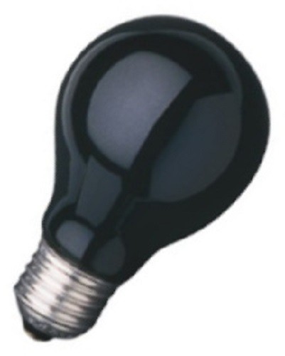 SH Schwarzlichtlampe Allgebrauchsform 60x105mm E27 235V 75W 40882
