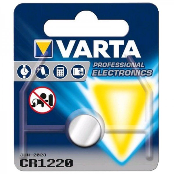 Varta Batterie Lithium 6220 3V CR 1220 1er Blister