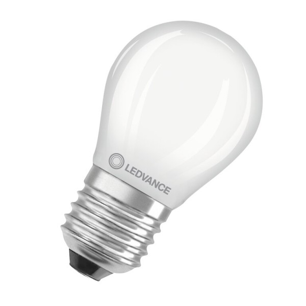 Osram / Ledvance LED Filament Tropfen P klar 320° Performance 4,8-40W/827 warmweiß 470lm E27 220-240V dimmbar