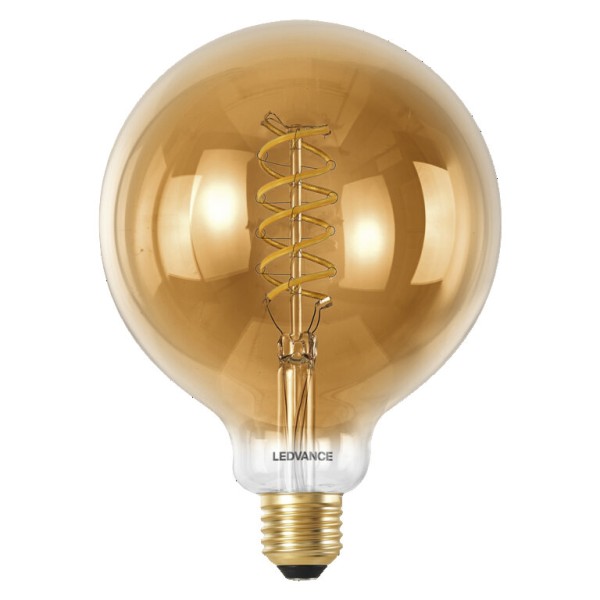 Osram / Ledvance LED Filament WIFI Smart+ Globe G125 gold 320° 8-50W/822-850 abstimmbares Weiß 600lm E27 220-240V dimmbar