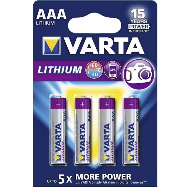 Varta Professional Lithium AAA 06103 4er Blister