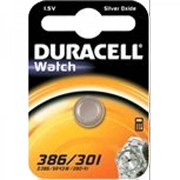 SONDERPOSTEN - Duracell Uhrenbatterie Watch 386/301 B1 1er Blister