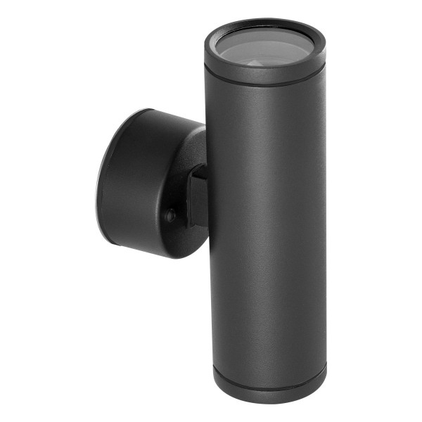 EVN 2-flammige Wandleuchte anthrazit(V4A) rund 63x115mm 230V IP65