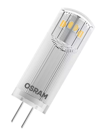Osram LED 300° Pin 1,8-20W/827 warmweiß 200lm G4 12V 2er Pack