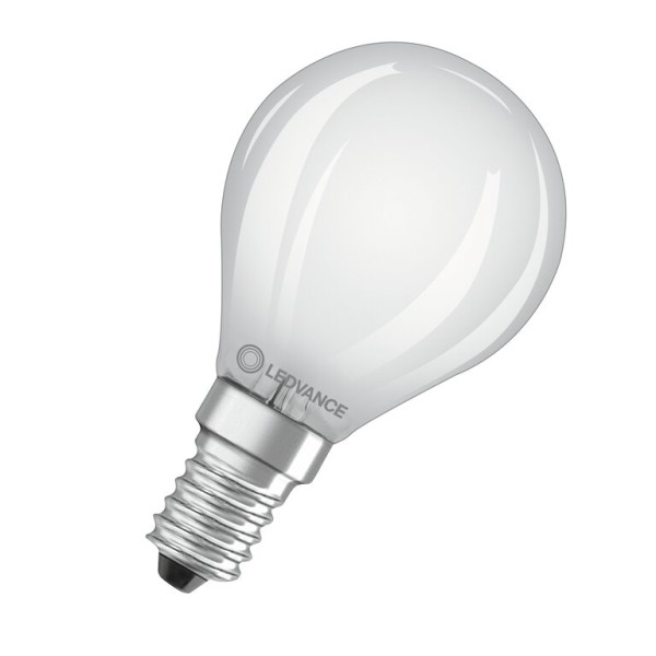 Osram / Ledvance LED Filament Tropfen P matt 300° Superior 2,9-40W/827 warmweiß 470lm E14 220-240V dimmbar