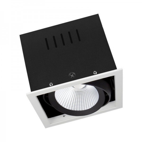 LEDVANCE LED Einbauleuchte Spot Multi 1x 30W/830 1 x 2700lm 38° weiß/schwarz IP20 warmweiß