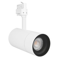 LEDVANCE LED Stromschienen-Strahler Tracklight Spot Zoom D85 25W/3000K 97R 15-55° dimmbar weiß