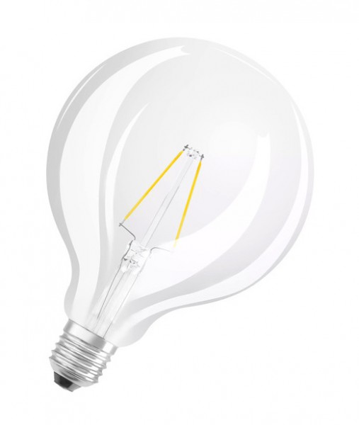 Osram LED Parathom Globe G124 Filament 2,5-25W/827 E27 250lm klar warmweiß nicht dimmbar