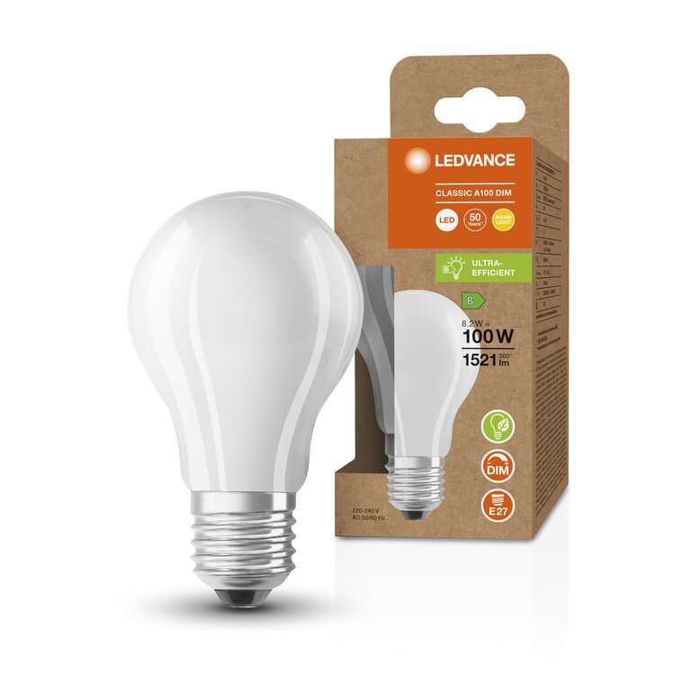 Osram / Ledvance LED Filament Classic A matt 300° Superior 8,2 