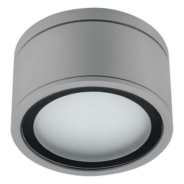 EVN Anbauleuchte grau rund 108x63mm 230V IP54