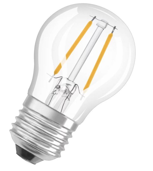 Osram LED Filament Superstar+ Tropfen P klar 300° 3,4-40W/927 warmweiß 470lm E27 220-240V dimmbar