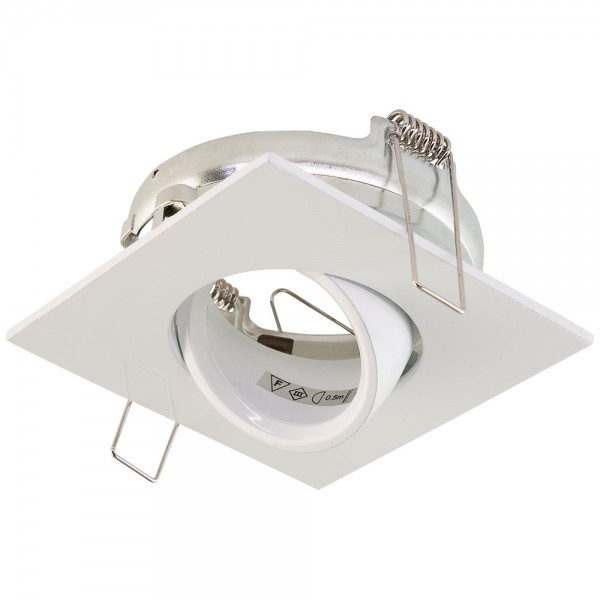 EVN Leuchte weiß schwenkbar viereckig 102x102x43mm 12V IP20