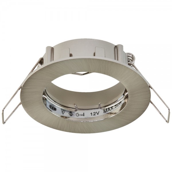 EVN Leuchte Chrom gebürstet rund 78x27mm 12V IP20