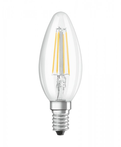 OSRAM LED Relax and Active Classic B Filament 4-40W/827 warmweiß E14 470lm