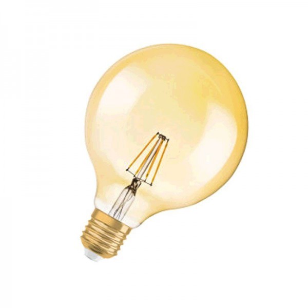 Osram LED Vintage 1906 Classic Globe125 Filament 4-36W/825 E27 klar 320° 420lm echt warmweiß nicht