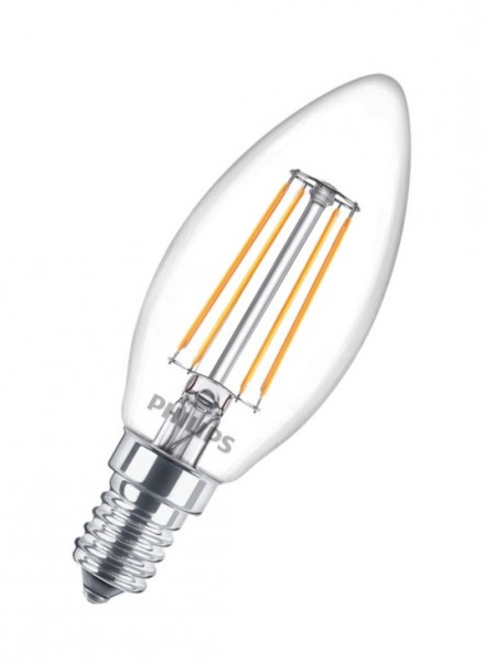 Philips CorePro LEDcandle B35 Filament 2,2-25W/827 LED E14 250lm warmweiß