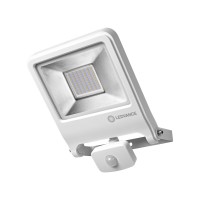 LEDVANCE LED Außenstrahler Endura Flood Sensor 50W/3000K IP44 4000lm weiß