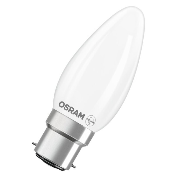 Osram / Ledvance LED Filament Star Kerze B matt 300° 1,8-25W/827 warmweiß 250lm B22d 220-240V