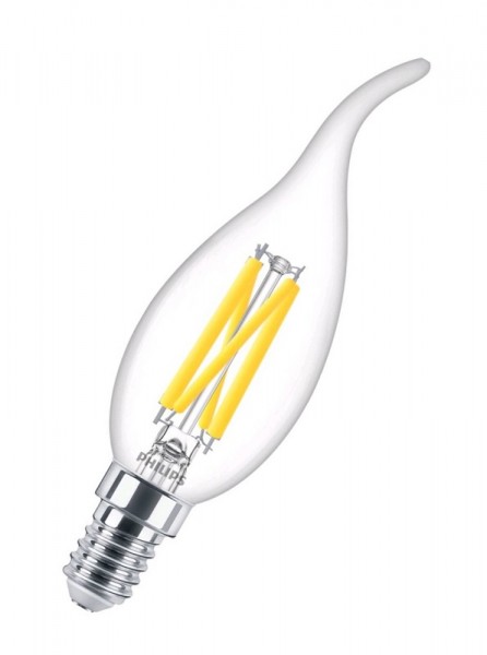 Philips Master LEDcandle Value BA35 Filament 3,4-40W/927 LED E14 470lm warmweiß dimtone
