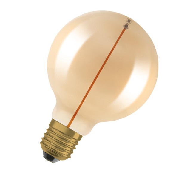 Osram / Ledvance LED Filament Vintage 1906 Globe G95 gold 320° 2,2-12W/827 warmweiß 120lm E27 220-240V