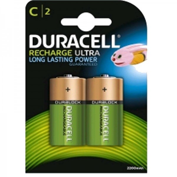 Duracell Akku Recharge Ultra C B2 2200 mAh 2er Blister