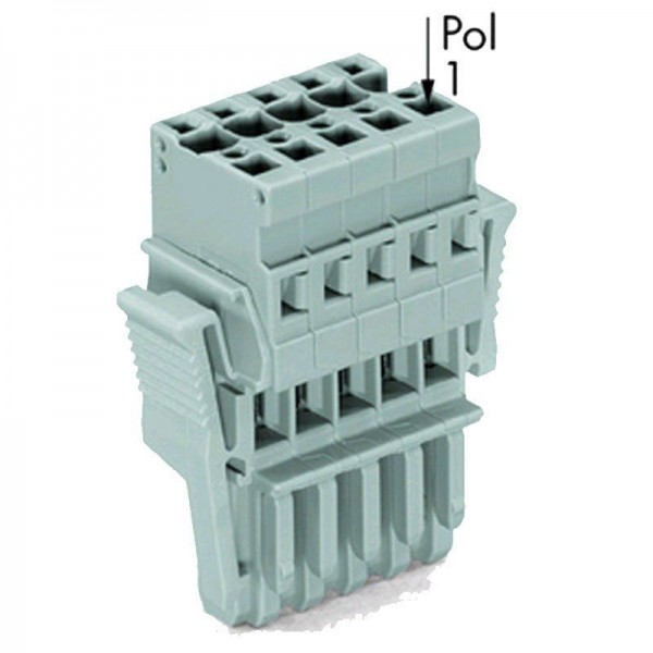 Wago 1-Leiter-Federleiste 769-106/021-000 (1 Stück)