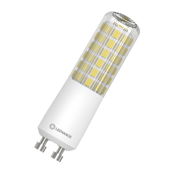 Osram / Ledvance LED Special T Slim T klar 320° 6,5-60W/827 warmweiß 806lm GU10 220-240V 72mm dimmbar