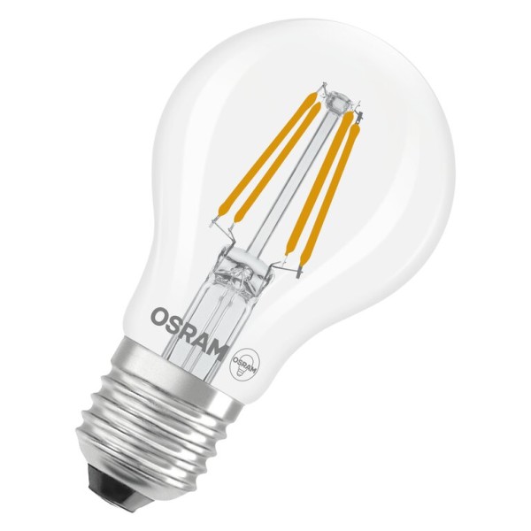 Osram / Ledvance LED Filament Superstar Classic A klar 320° 3,4-40W/827 warmweiß 470lm E27 220-240V dimmbar