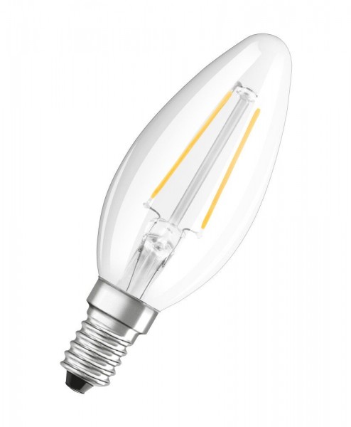 OSRAM LED Superstar Retrofit Classic B Filament 2,8-25W/827 warmweiß E14 250lm dimmbar