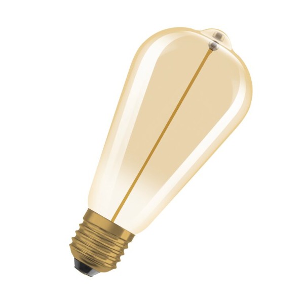 Osram / Ledvance LED Filament Vintage 1906 Edison gold 320° 2,2-12W/827 warmweiß 120lm E27 220-240V