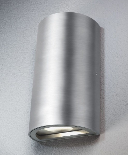 LEDVANCE LED Wand-/Deckenleuchte Endura Style Up&Down 11,5W/830 700lm warmweiß nicht dimmbar aluminium IP44