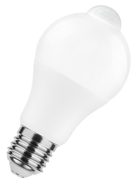 Modee SMD LED Alu-Plastik Classic A matt 200° MotionSensor 8,8-60W/840 kaltweiß 806lm E27 220-240V 1er Blister