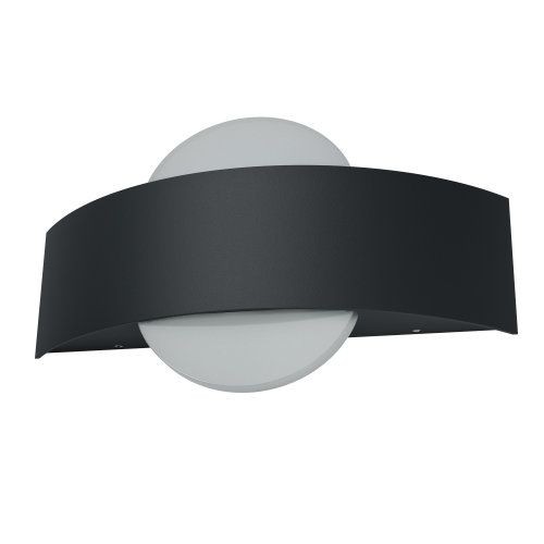 LEDVANCE LED Wandleuchte Endura Style Shield Round 11,5W/830 400lm warmweiß nicht dimmbar dunkelgrau IP44