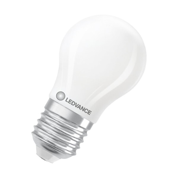 Osram / Ledvance LED Filament Tropfen P matt 320° Performance 3,4-40W/827 warmweiß 470lm E27 220-240V dimmbar