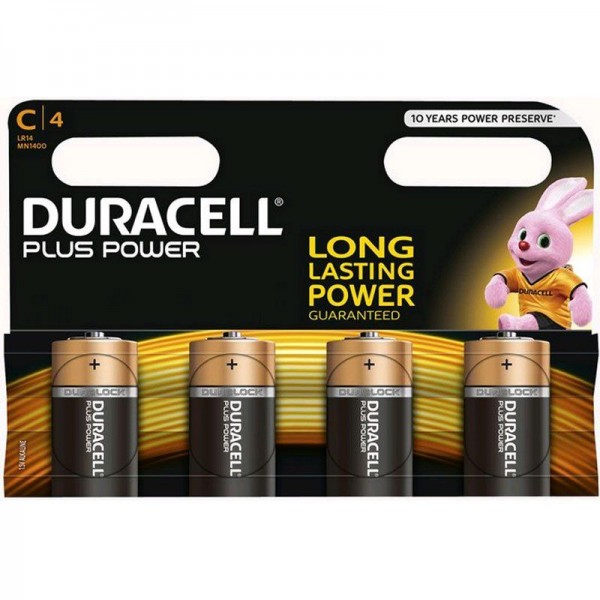 Duracell Batterien Plus Power MN1400 - C K 4er Blister