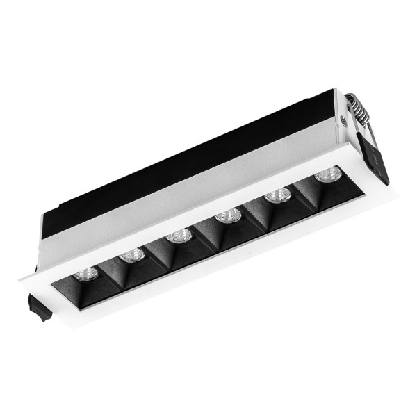 EVN LED Leuchte weiß rechteckig 182x44x50mm 10W 3000K 1000lm 41-80° 200-240V IP20